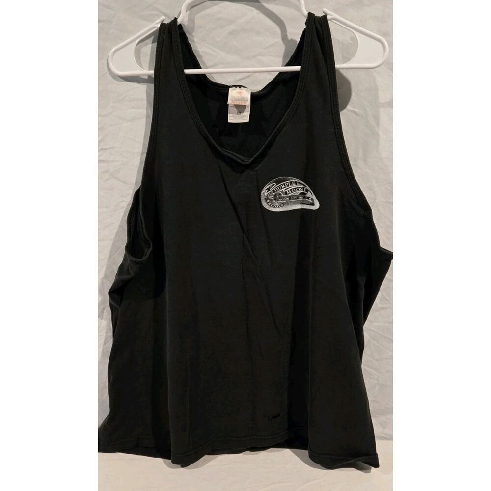 Vintage Tank Top Mens Sz Xl The Purple Moose Saloon Biker Shirt